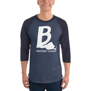 BootLife Clothing 3/4 sleeve raglan shirt