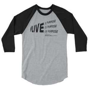 BootLife Clothing Purpose Driven 3/4 sleeve raglan shirt